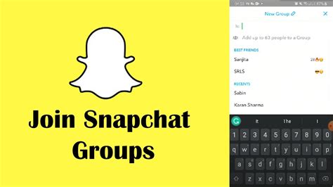 snapchat group chats to join|how to join snapchat group.